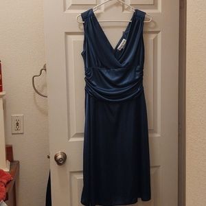Sleeveless Teal Dress